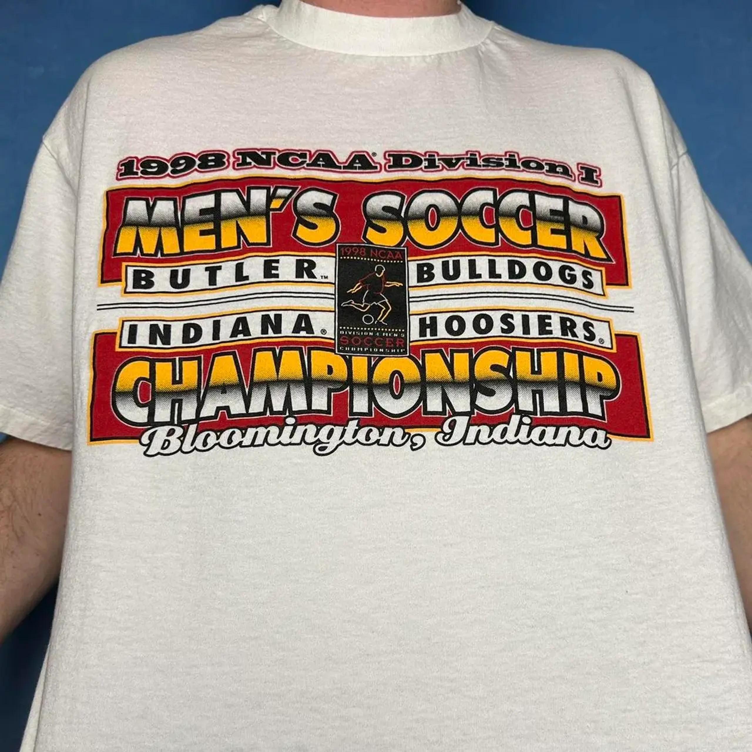 Vintage Style College Soccer T-Shirt Hoodie Sweatshirt Full Size Gifts for Fans