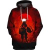 Bakugo Katsuki My Hero Academia Over Print 3D Zip Hoodie