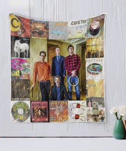 Custard Vintage Quilt Bedding Set Blanket for Home Decor