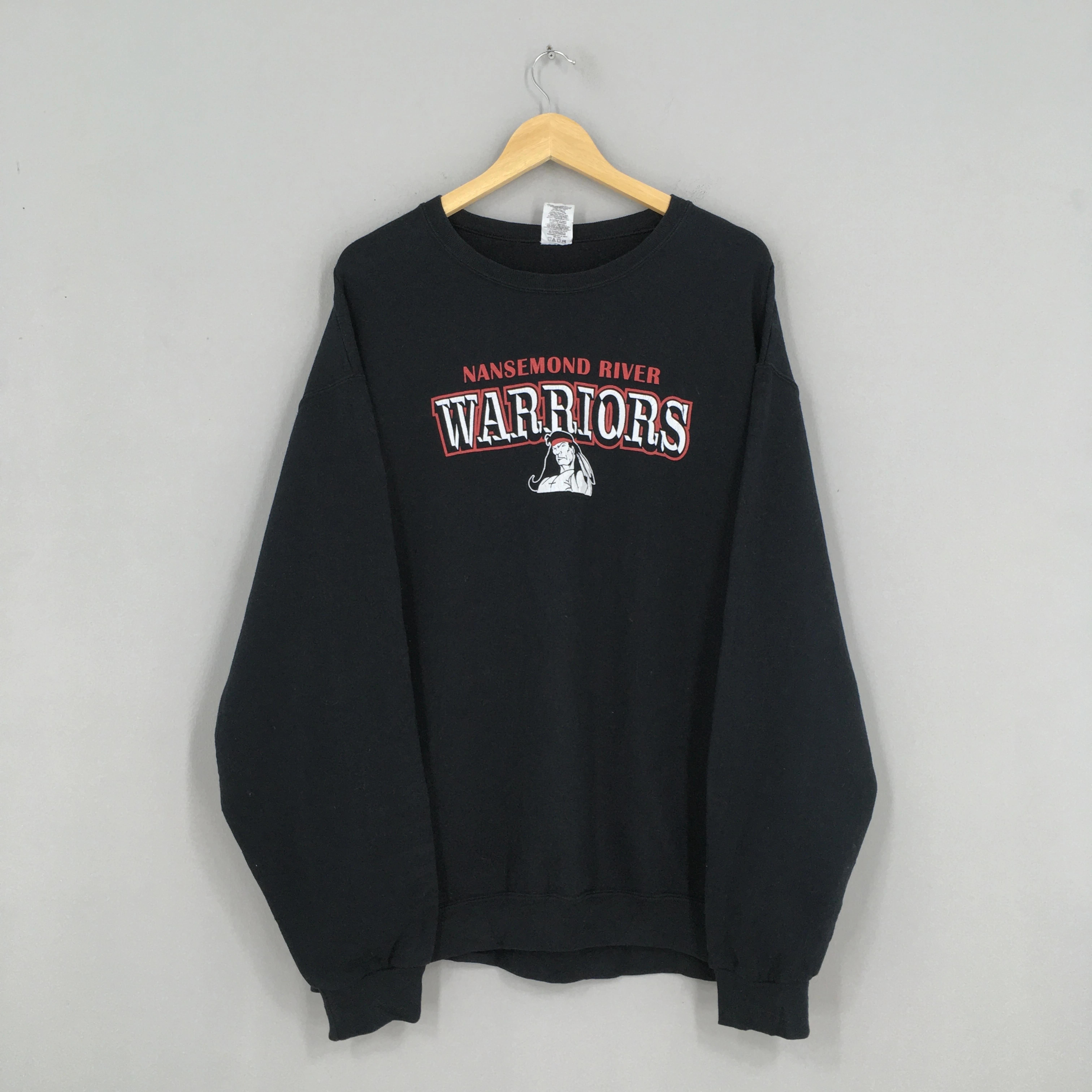 Vintage Style Nansemond River Warriors Sweatshirt Hoodie Full Size Gifts for Fans