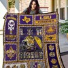 Personalized Ncaa Lsu Tigers Quilt Blanket Bedding Set - Suitable for Home Decoration and Family Gifts