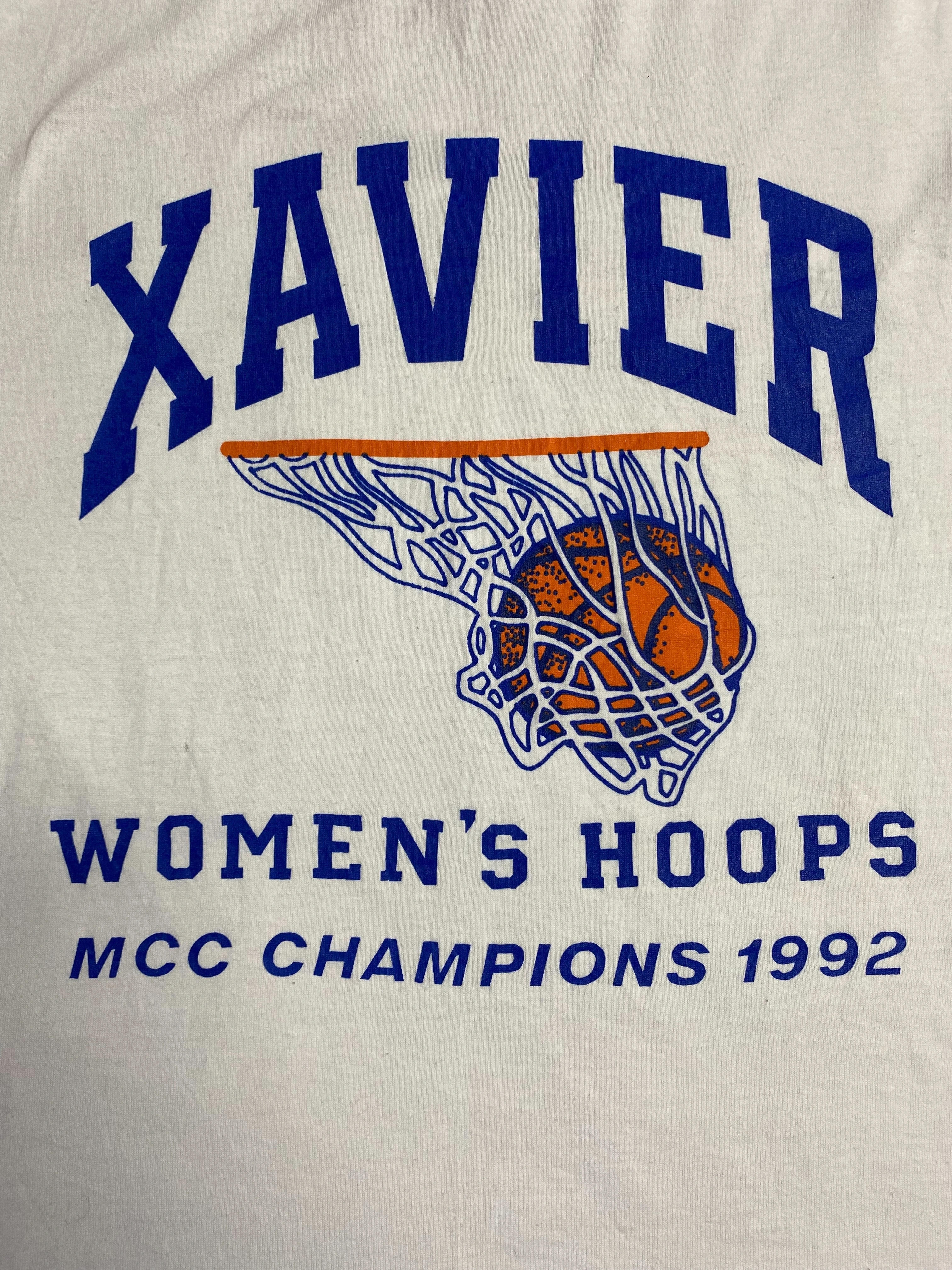 Vintage Style Style 1992 Xavier Womens Hoops Champions Hoodie Sweatshirt Crewneck Sweatshirt Full Size Gifts for Fans - Image 2