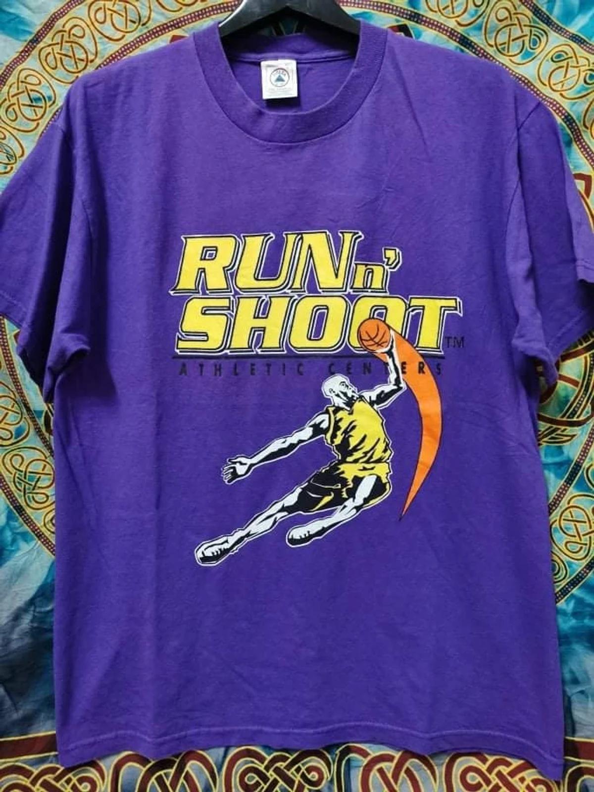 Vintage Style 90s Run N Shoot Basketball Shirt Sweatshirt Hoodie Reprinted Full Size Gifts for NBA Fans