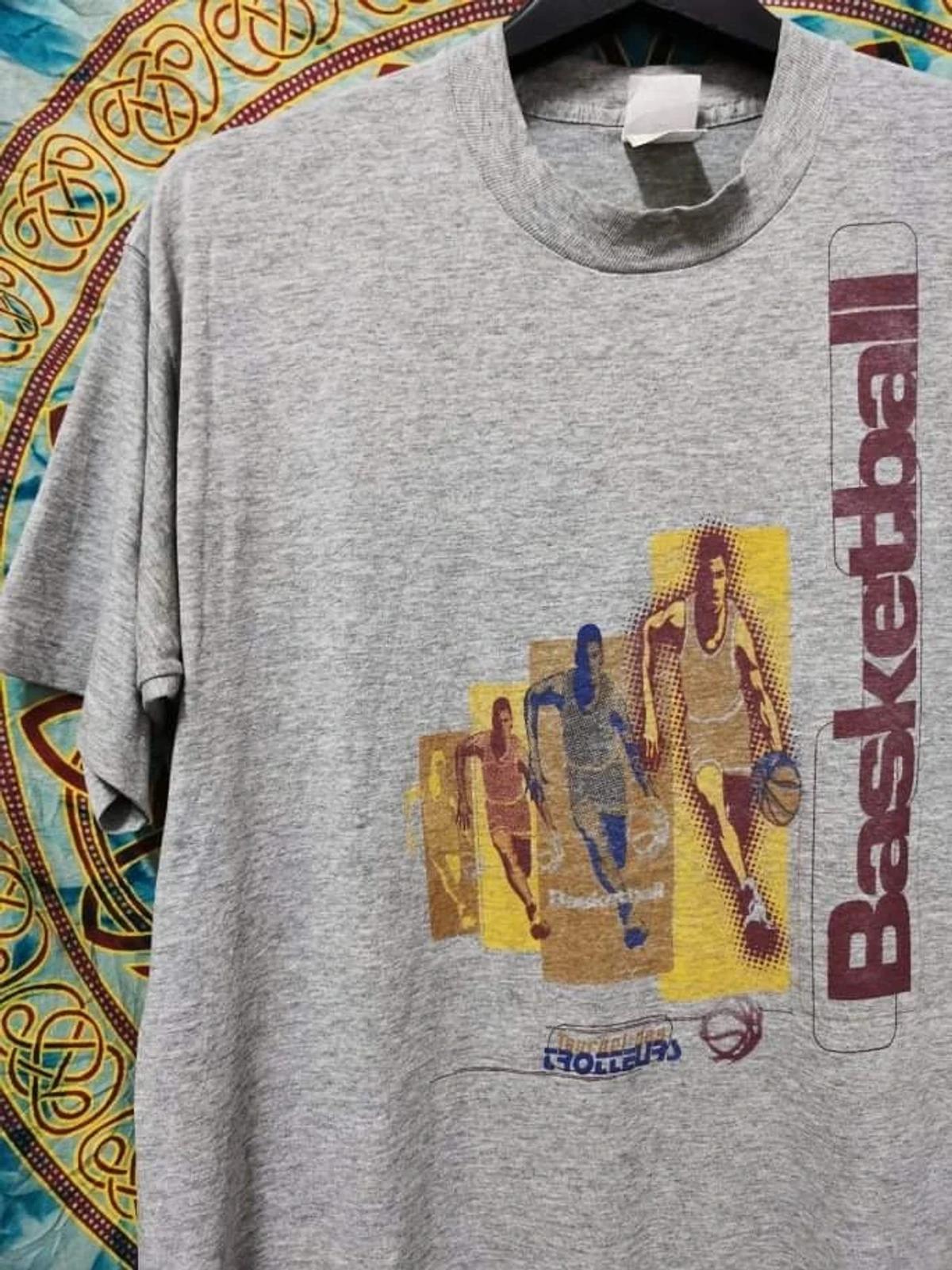 Vintage Style 90s Basketball Shirt Sweatshirt Hoodie Reprinted Full Size Gifts for NBA Fans - Image 2