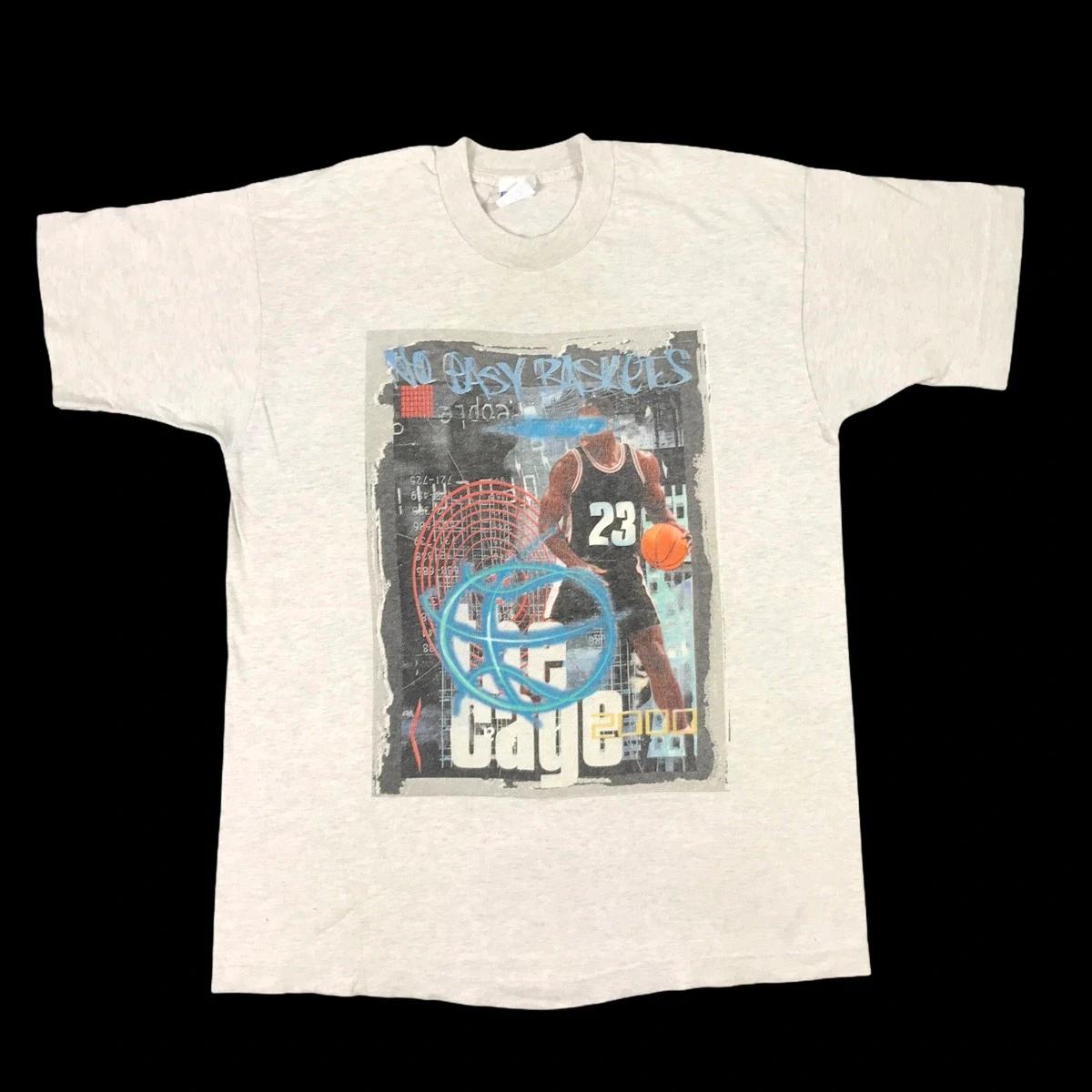 Vintage Style 00s The Cage NBA Shirt Sweatshirt Hoodie Reprinted Full Size Gifts for NBA Fans