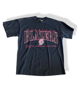 Vintage Style Single Stitch Blazers Shirt Sweatshirt Hoodie Reprinted Full Size Gifts for NBA Fans