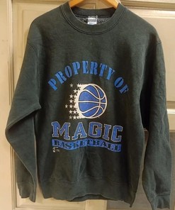 Vintage Style 90s Sweatshirt Orlando Magic Basketball T Shirt Hoodie Sweatshirt Full Size Full Color Gift for Bna Fans