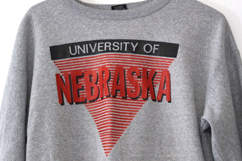 Vintage University of Nebraska Cornhuskers Huskers Sweatshirt Gift for NCAA Fans, Vintage University Football Shirt - Image 2