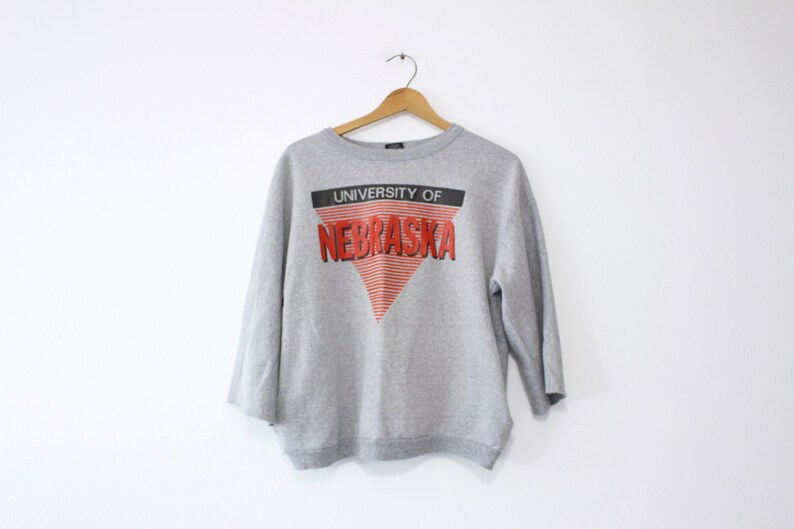 Vintage University of Nebraska Cornhuskers Huskers Sweatshirt Gift for NCAA Fans, Vintage University Football Shirt