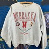 Vintage 90s Nebraska Huskers Sweatshirt Gift for NCAA Fans