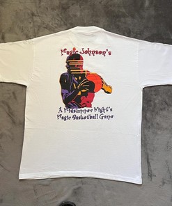 Vintage Style 90's Magic Johnson “A Midsummer Night's Game” Shirt Sweatshirt Hoodie Reprinted Full Size Gifts for NBA Fans