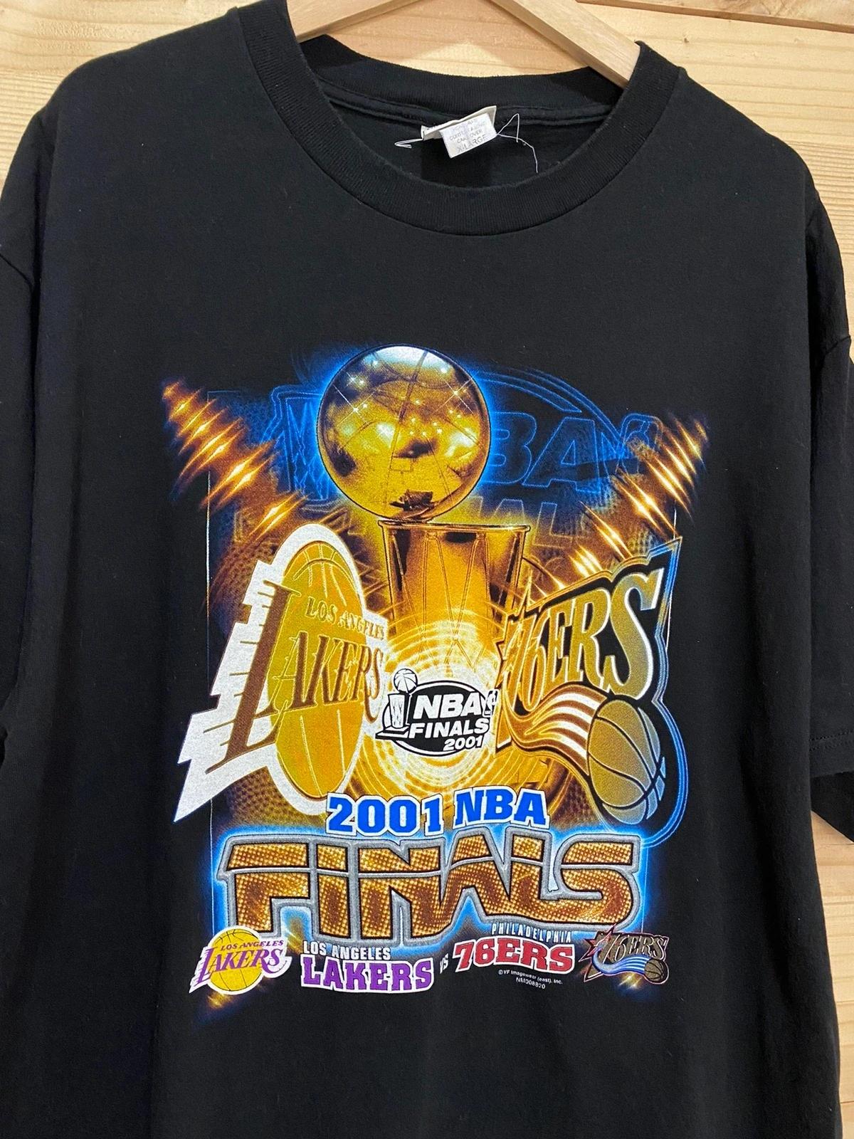 Vintage Style 90's Lakers Shirt Sweatshirt Hoodie Reprinted Full Size Gifts for NBA Fans - Image 2