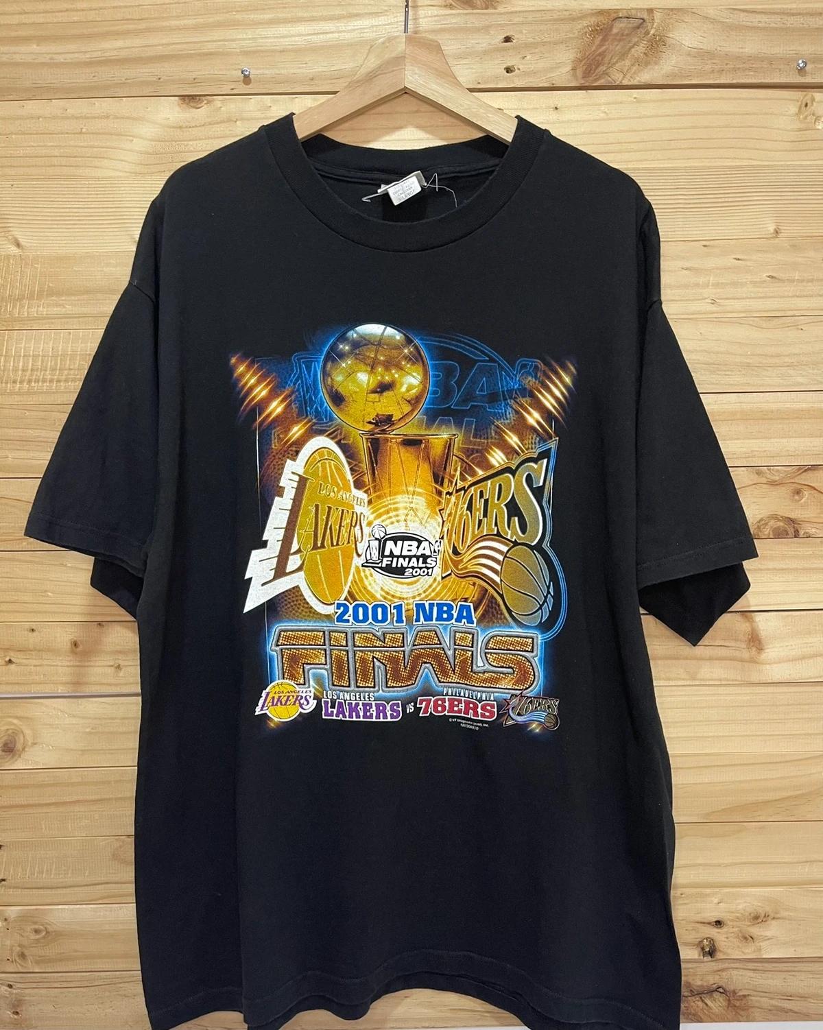 Vintage Style 90's Lakers Shirt Sweatshirt Hoodie Reprinted Full Size Gifts for NBA Fans