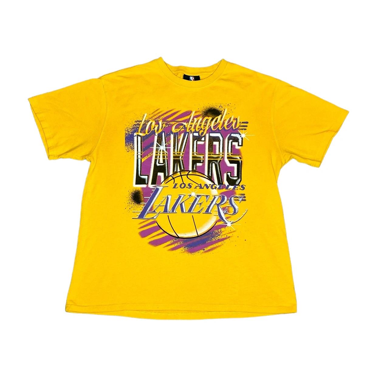 Vintage Style La Lakers Shirt Sweatshirt Hoodie Reprinted Full Size Gifts for NBA Fans