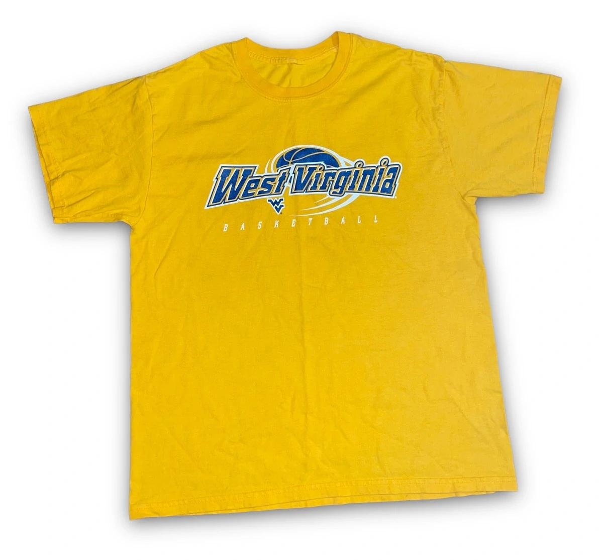 Vintage Style West Virginia Mountaineers Wvu Basketball T-Shirt Sweatshirt Hoodie Full Size Gifts for NCAA