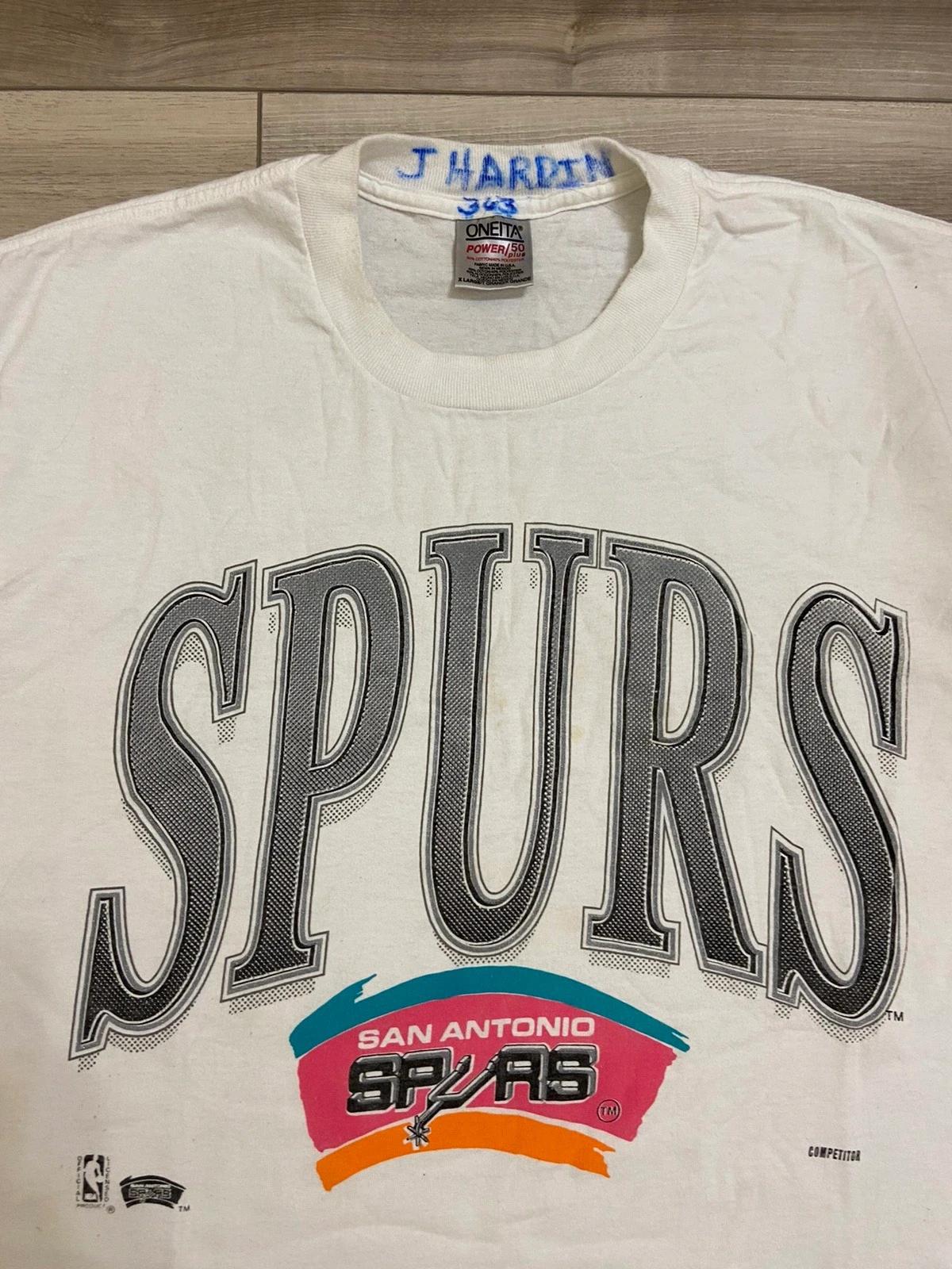Vintage Style 90s NBA San Antonio Spurs Retro Graphic Shirt Hoodie Sweatshirt Reprinted Full Size Gifts for NBA Fans - Image 2