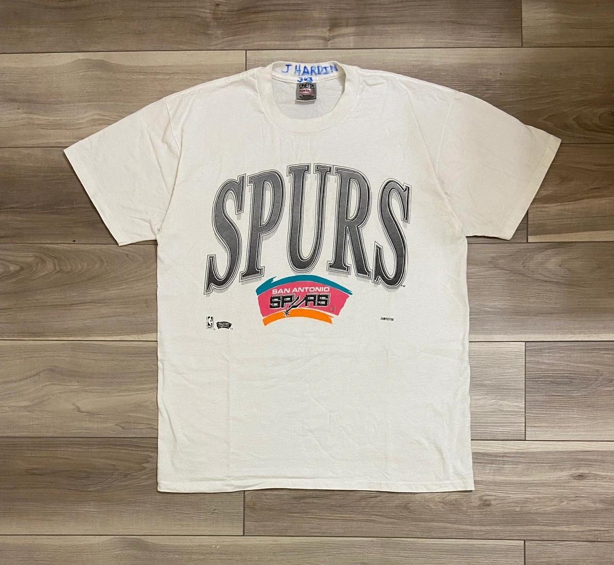 Vintage Style 90s NBA San Antonio Spurs Retro Graphic Shirt Hoodie Sweatshirt Reprinted Full Size Gifts for NBA Fans