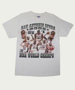 Vintage Style 00s Y2K NBA San Antonio Spurs Championship Shirt Hoodie Sweatshirt Reprinted Full Size Gifts for NBA Fans
