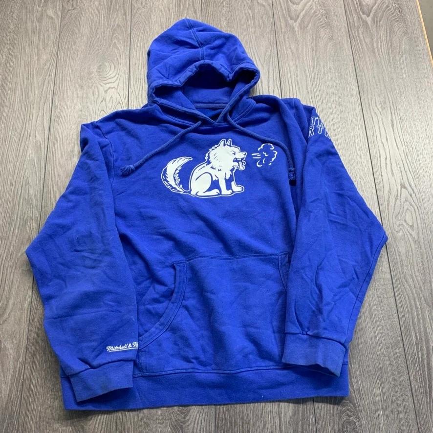 Vintage Style Toronto Huskies Rare Michell And Ness Shirt Hoodie Sweatshirt Reprinted Full Size Gifts for NBA Fans