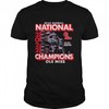 Ole Miss Rebels 2022 NCAA Men's Baseball College World Series Champions Schedule T-Shirt