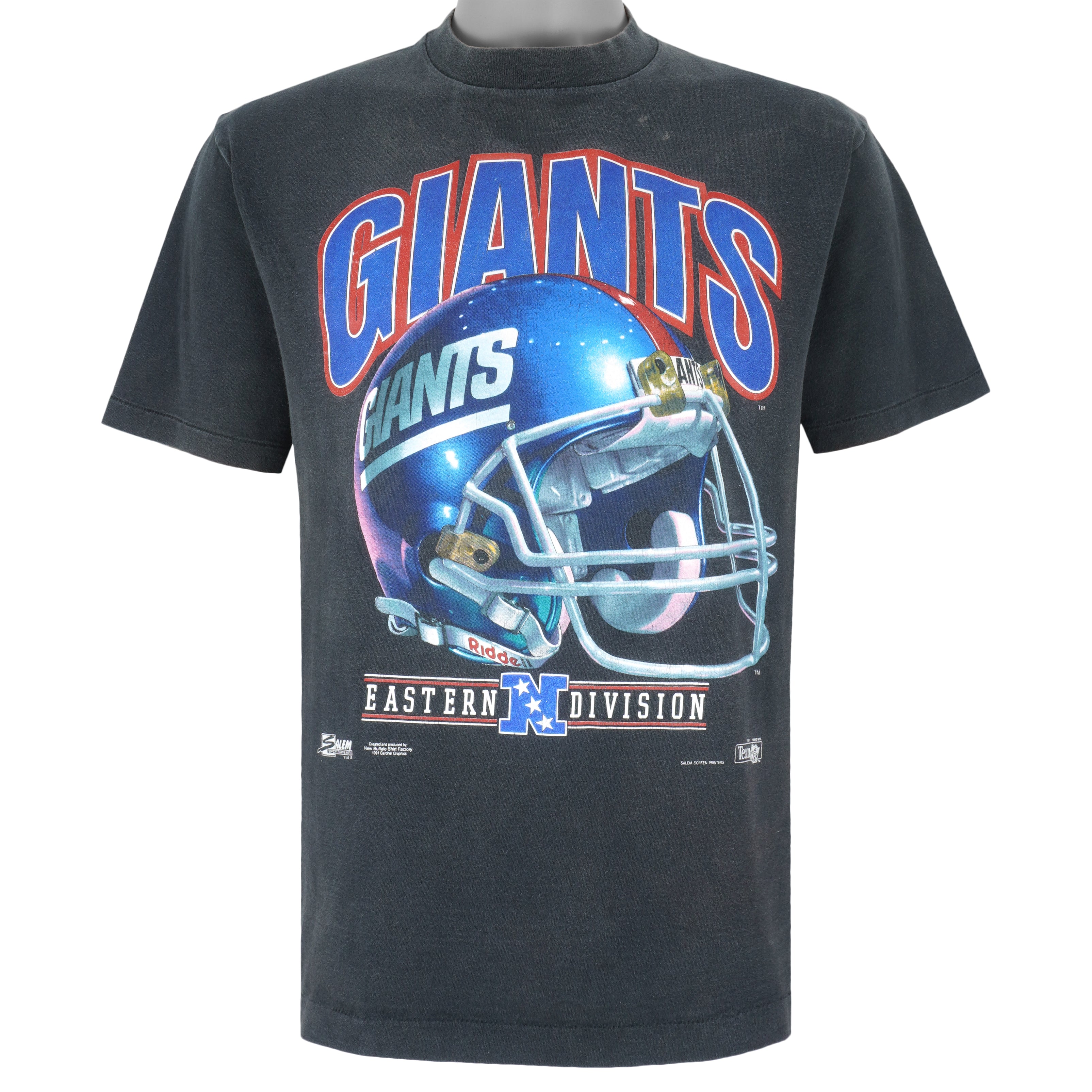 Nfl New York Giants T-Shirt 1992 Vintage Style Hoodie Sweatshirt Reprinted Full Size Gifts for Fans