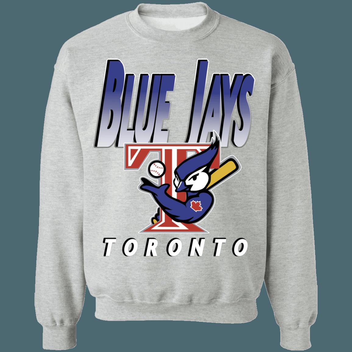 Toronto Blue Jays Muscle Bird Vintage MLBCrewneck Sweatshirt Hoodie Shirt Gifts for Toronto Blue Jays Muscle Bird Fans - Image 3