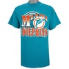 Nfl Miami Dolphins T-Shirt 1990s Vintage Style Hoodie Sweatshirt Reprinted Full Size Gifts for Fans