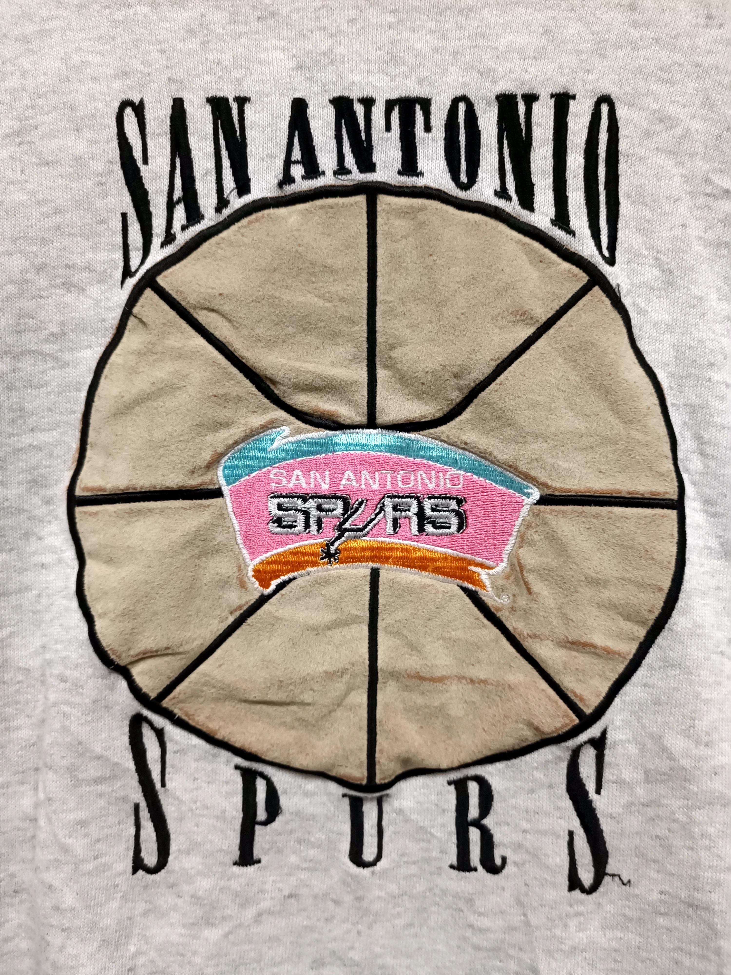 Vintage Style NBA San Antonia Spurs Shirt Sweatshirt Hoodie Reprinted Full Size Gifts for NBA Fans - Image 2