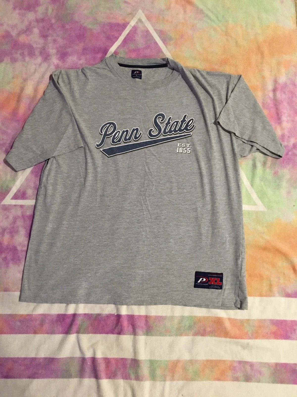 Vintage Style Penn State Pro Player T Shirt Sz Worn Clean Sweatshirt T-Shirt Full Size