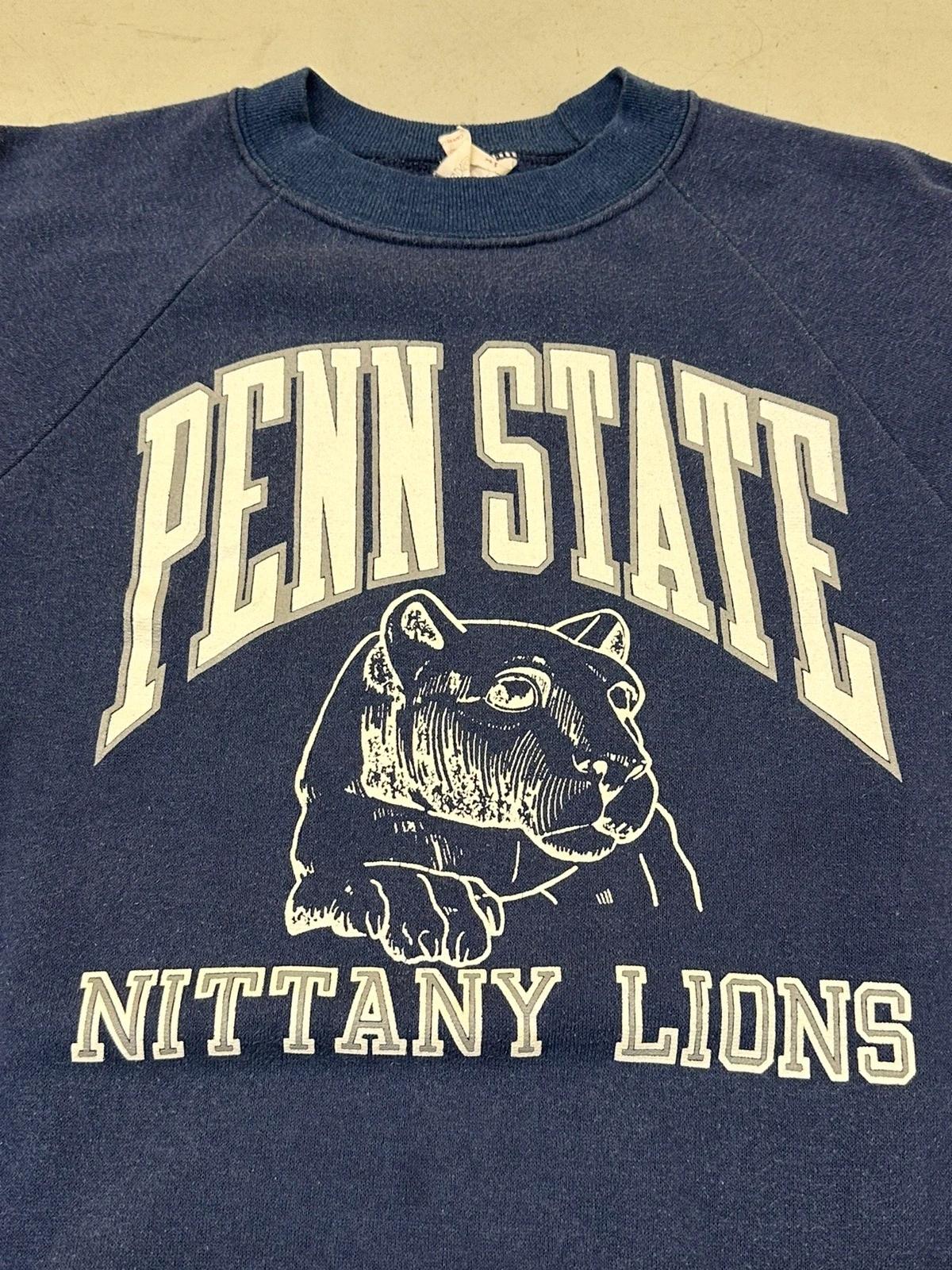 Vintage Style Style 1980s Penn State Nittany Lions NCAA Hoodie Sweatshirt Crewneck Sweatshirt Full Size Gifts for NCAA - Image 2