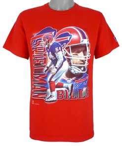 Nfl Buffalo Bills Spielman No.54 T-Shirt 1997 Vintage Style Hoodie Sweatshirt Reprinted Full Size Gifts for Fans