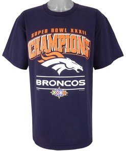 Nfl Denver Broncos, Champions T-Shirt 1998 Vintage Style Hoodie Sweatshirt Reprinted Full Size Gifts for Fans