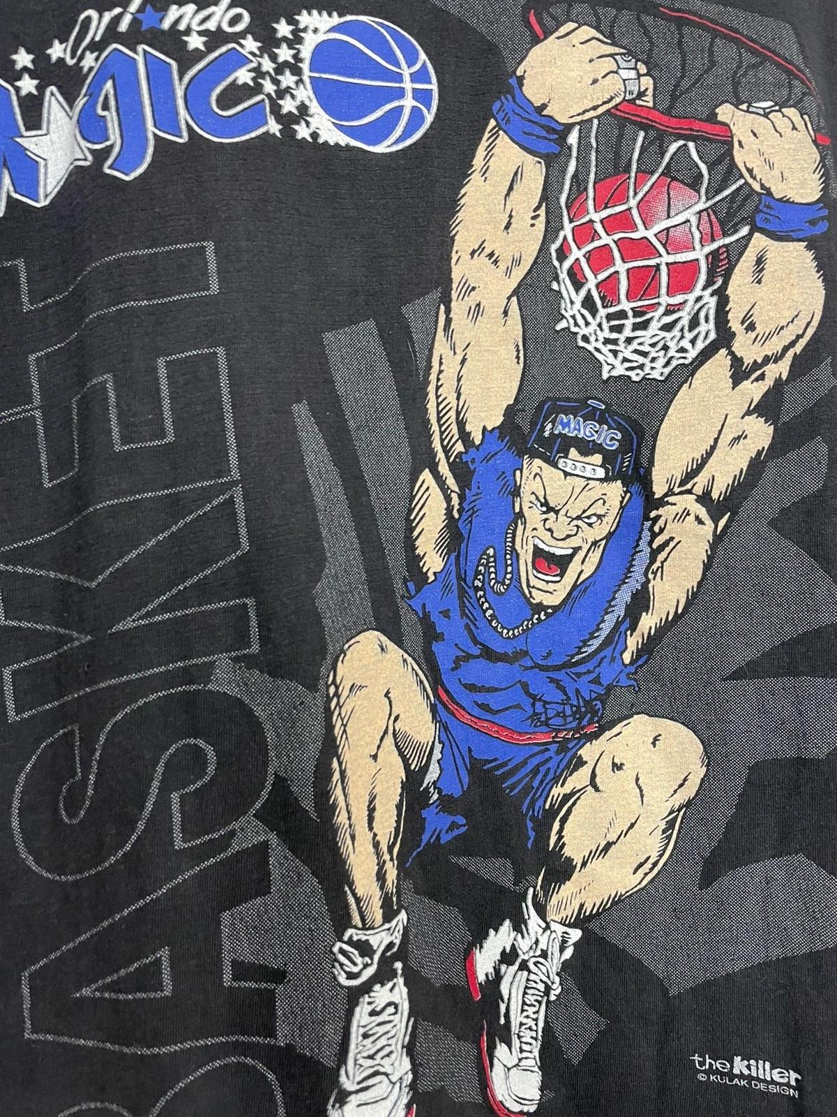 Vintage Style 90s Single Stitch Orlando Magic NBA Basketball Shirt Hoodie Sweatshirt Reprinted Full Size Gifts for NBA Fans - Image 2