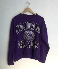 Vintage MLBColorado Rockies Logo Sweatshirt, 2022-23 Baseball Fan Shirtshirt Hoodie
