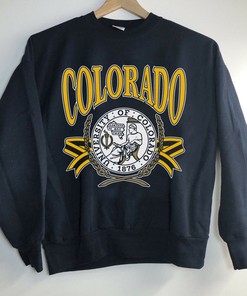 Vintage University of Colorado Crewneck Sweatshirt, Colorado Buffaloes Shirt, Csu Sweatshirt, Collegeshirt Hoodie