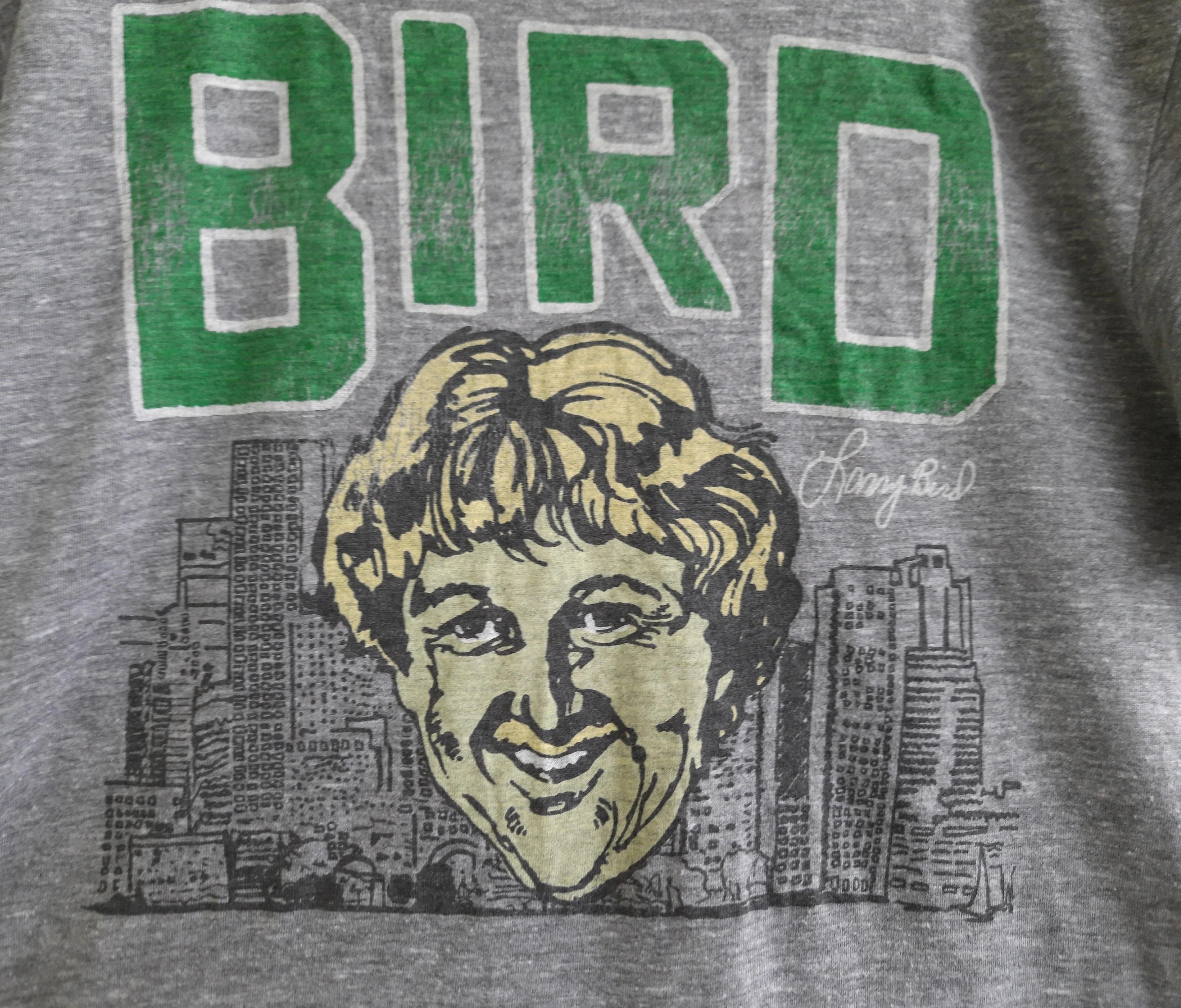 Vintage Style 80s 90s Larry Bird Boston Celtics NBA Shirt Hoodie Sweatshirt Reprinted Full Size Gifts for NBA Fans - Image 2