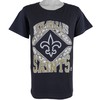 Nfl New Orleans Saints Spell-Out T-Shirt 1990s Vintage Style Hoodie Sweatshirt Reprinted Full Size Gifts for Fans