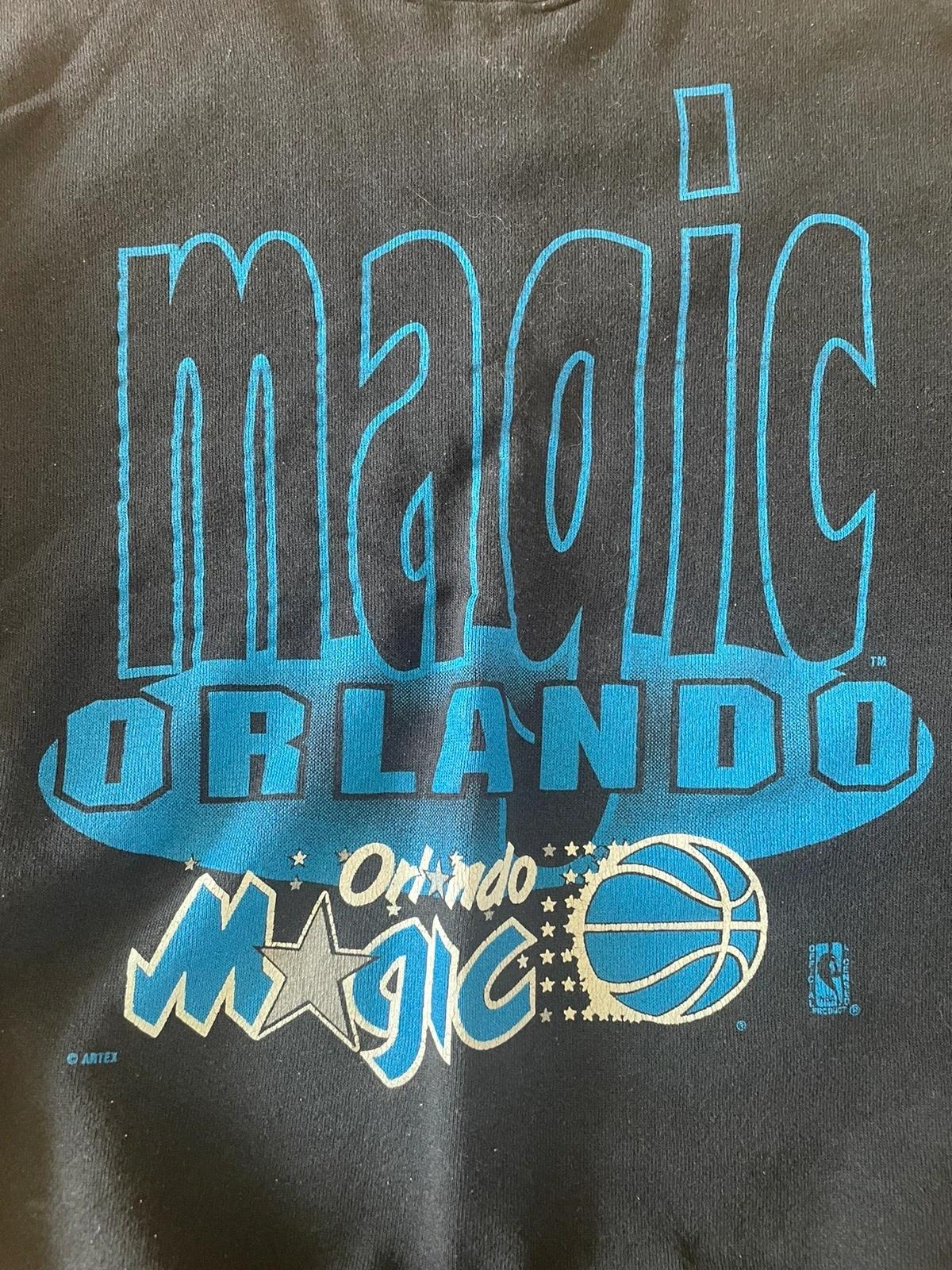 Vintage Style 90s Orlando Magic NBA Shirt Hoodie Sweatshirt Reprinted Full Size Gifts for NBA Fans - Image 2