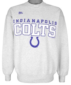 Nfl Indianapolis Colts Crew Neck Sweatshirt 1996 Vintage Style Hoodie Shirt Reprinted Full Size Gifts for Fans