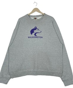 Vintage Style Washington Huskies T-Shirt Sweatshirt Pullover Hoodie Reprinted Full Color Full Size Gift for NCAA Fans