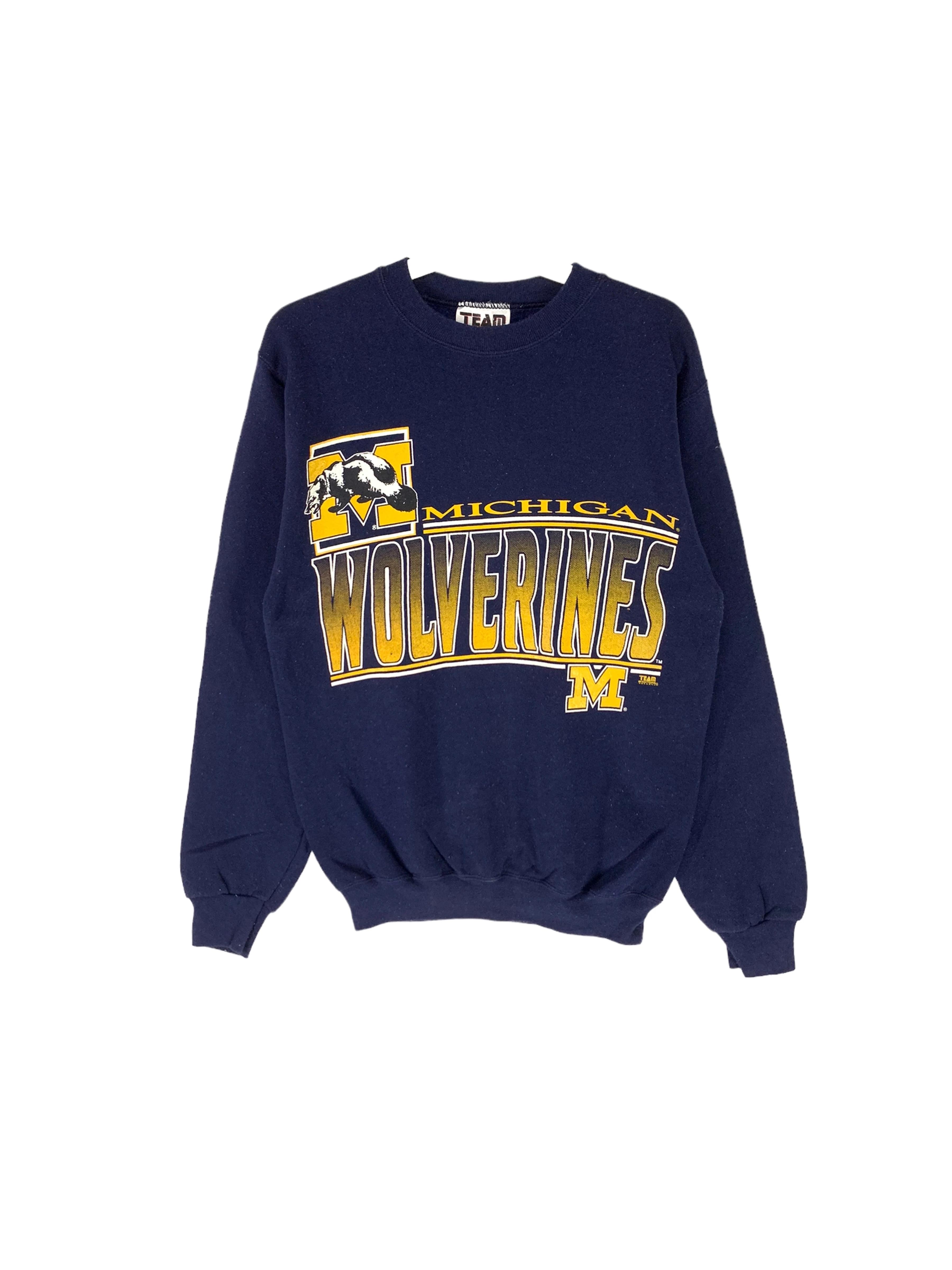 University of Michigan Wolverine Football Vintage Style 90s T-Shirt Sweatshirt Hoodie Full Size Gifts for NCAA