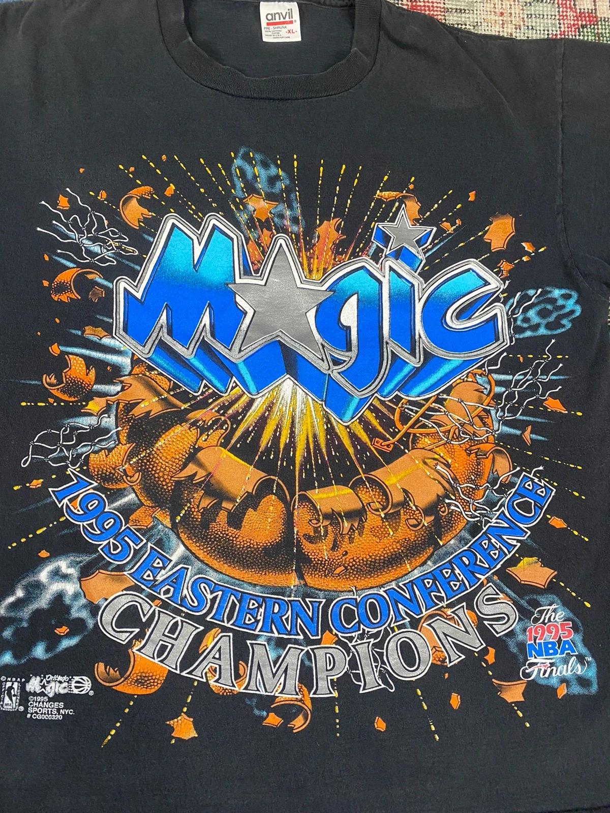 1999 Vintage Style NBA Orlando Magic Eastern Conference Finals Shirt Sweatshirt Hoodie Reprinted Full Size Gifts for NBA Fans - Image 2