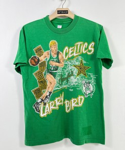 Vintage Style 90s NBA Legend Larry Bird Boston Celtics Shirt Sweatshirt Hoodie Reprinted Full Size Gifts for NBA Fans