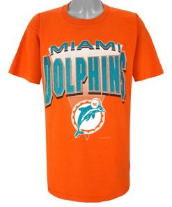 Nfl Orange Miami Dolphins T-Shirt 1993 Vintage Style Hoodie Sweatshirt Reprinted Full Size Gifts for Fans