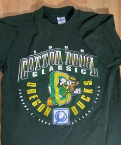 Vintage Style Oregon Ducks Cotton Bowl Classic 1996 T-Shirt Hoodie Sweatshirt Full Size Full Color Gift for NCAA Fans