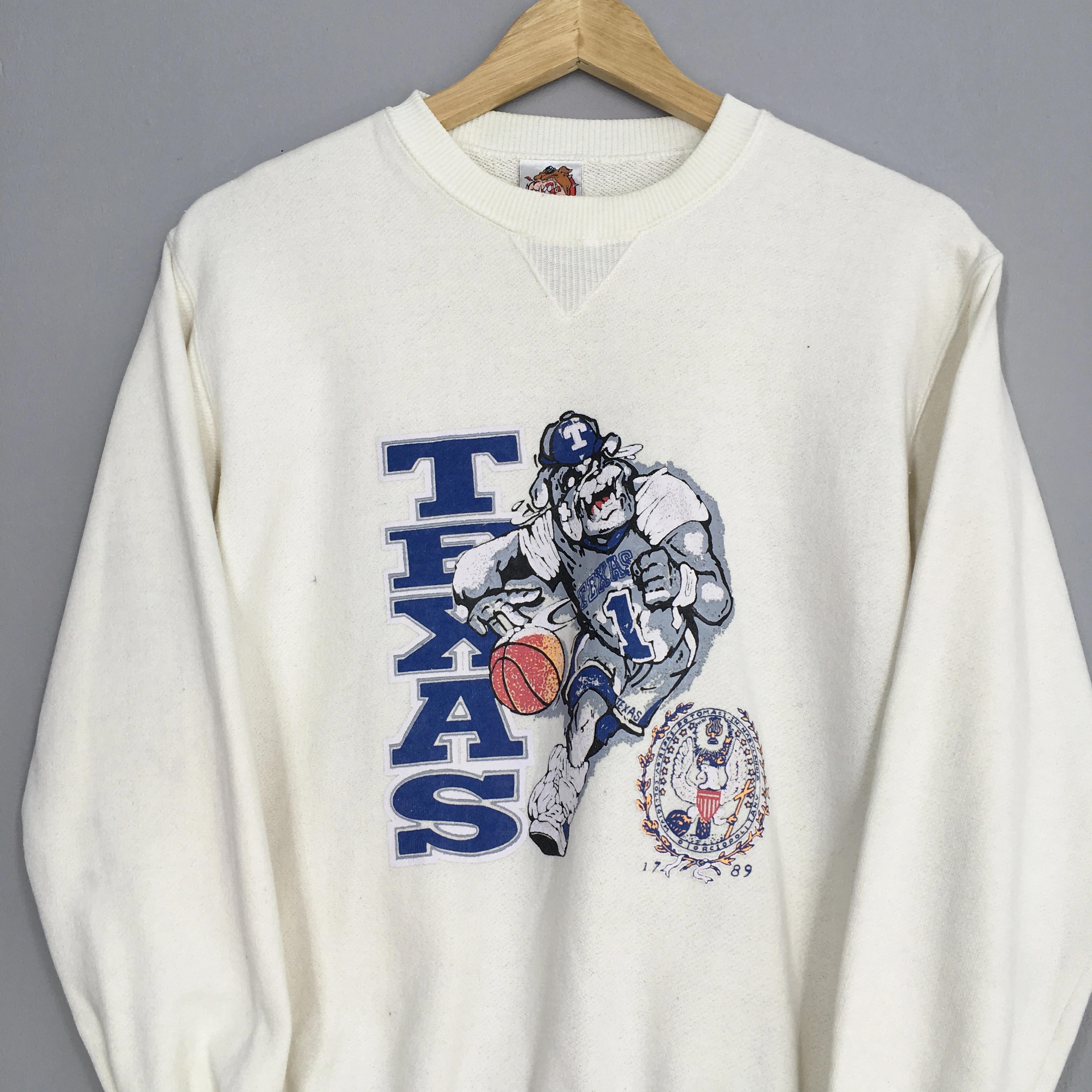 Vintage Style Texas Longhorns Sweatshirt Xsmall T-Shirt Sweatshirt Hoodie Full Size - Image 2