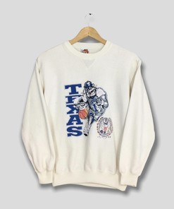 Vintage Style Texas Longhorns Sweatshirt Xsmall T-Shirt Sweatshirt Hoodie Full Size
