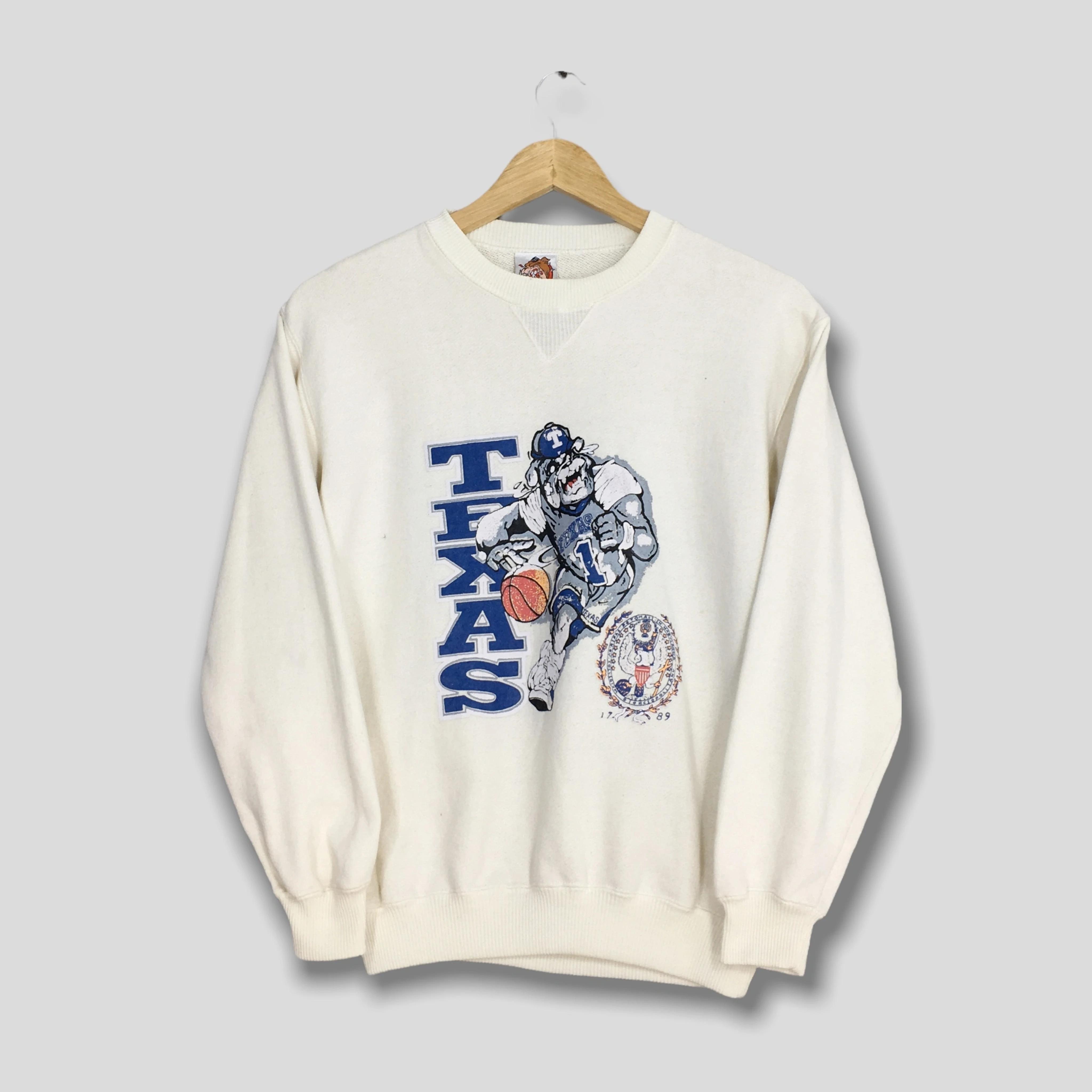 Vintage Style Texas Longhorns Sweatshirt Xsmall T-Shirt Sweatshirt Hoodie Full Size