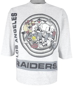 Nfl Los Angeles Raiders X Looney Tunes T-Shirt 1993 Vintage Style Hoodie Sweatshirt Reprinted Full Size Gifts for Fans