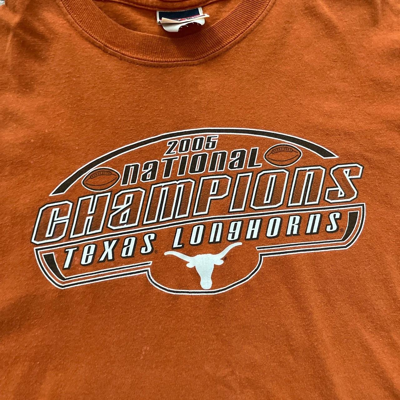 Vintage Style Style 2005 National Champions Shirt Texas Longhorns Hoodie Sweatshirt Crewneck Sweatshirt Full Size Gifts for Fans - Image 2